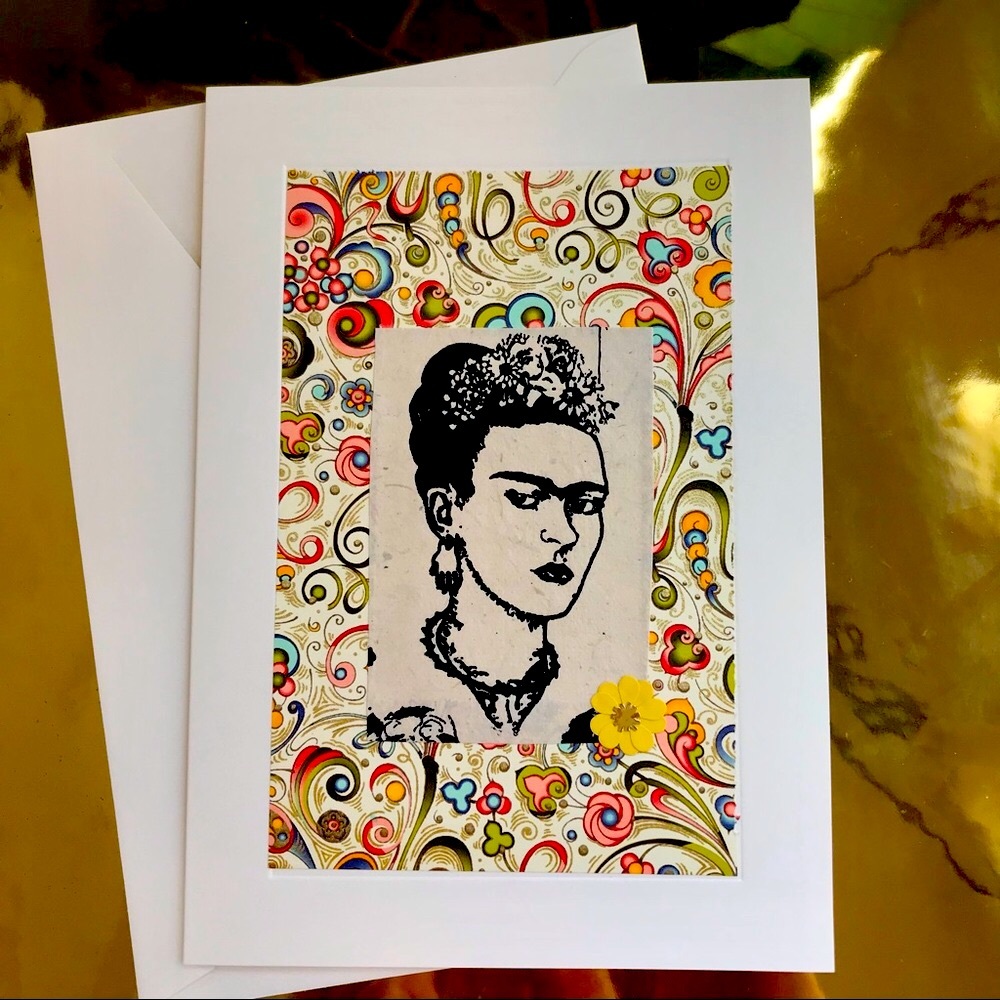 Frida Kahlo Art Print Card